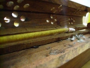 méditer en respirant de l'encens